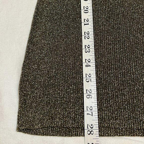 Ann Taylor Metallic Long Sleeve Sweater Top Women’s Small – Sparkly Knit Black - Picture 9 of 9